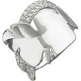 Женское серебряное кольцо с куб. циркониями, 1615392
