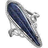 Женское серебряное кольцо с авантюрином, 1635872