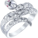 Женское золотое кольцо с бриллиантами и рубинами, 1646880