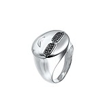 Женское серебряное кольцо с куб. циркониями, 1676064