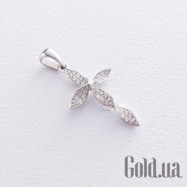 

Кулон-крестик Украина, Золотой кулон с бриллиантами