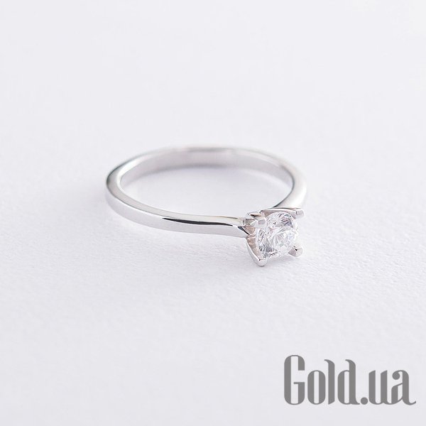 

Кольцо Украина, Золотое кольцо с Swarovski Zirconia, 18