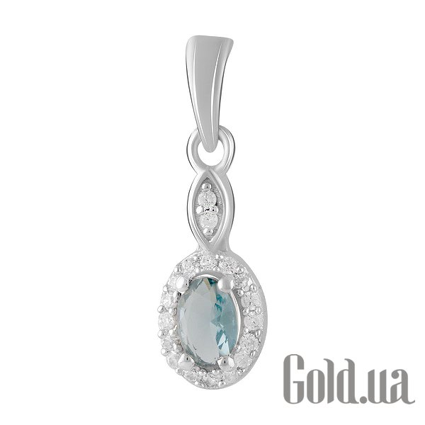 

Женские кулоны Fresh Jewelry, Серебряный кулон с куб. циркониями и топазом