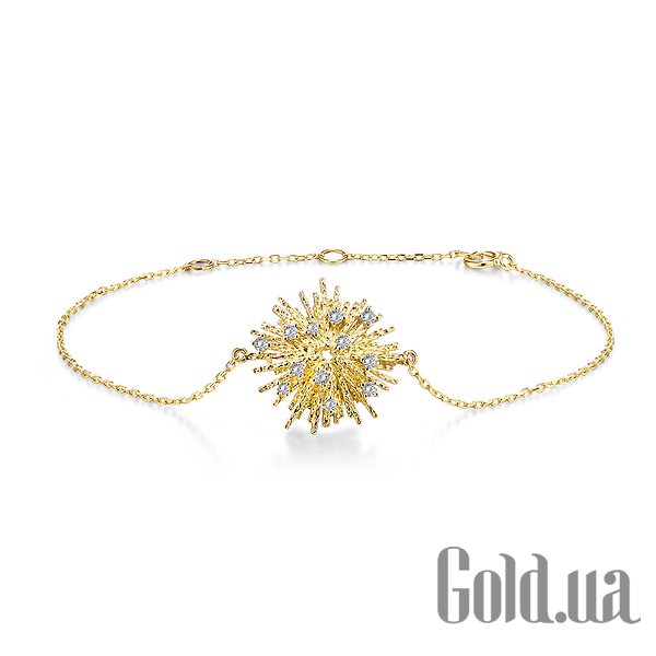 

Браслет Lurie Jewelry, Женский золотой браслет с топазами, 19