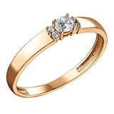 Золотое кольцо с бриллиантами, 1770784
