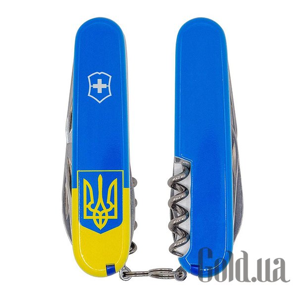 

Нож Victorinox, Мультитул Climber Ukraine Vx13703.7_T3030p