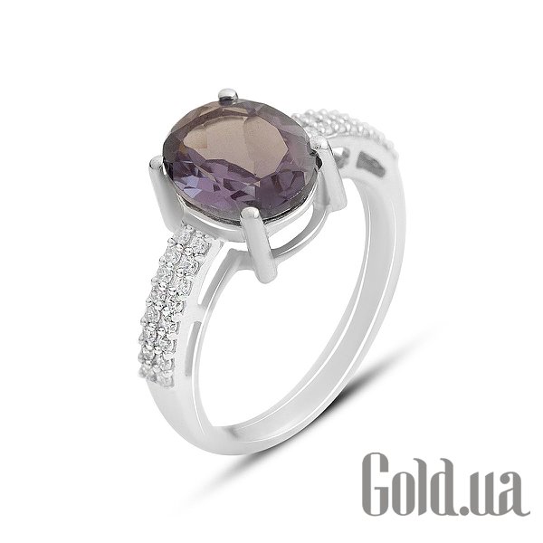 

Женские кольца Fresh Jewelry, Женское серебряное кольцо с куб. циркониями и александритом, 18.5