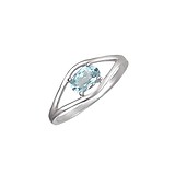 Женское серебряное кольцо с топазом, 1617441