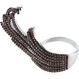 Женское серебряное кольцо с куб. циркониями, 1669409