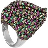 Женское серебряное кольцо с куб. циркониями, 1669921