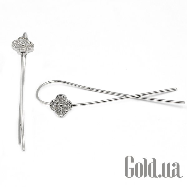

Серьги Silvex925, Серебряные серьги с куб. циркониями