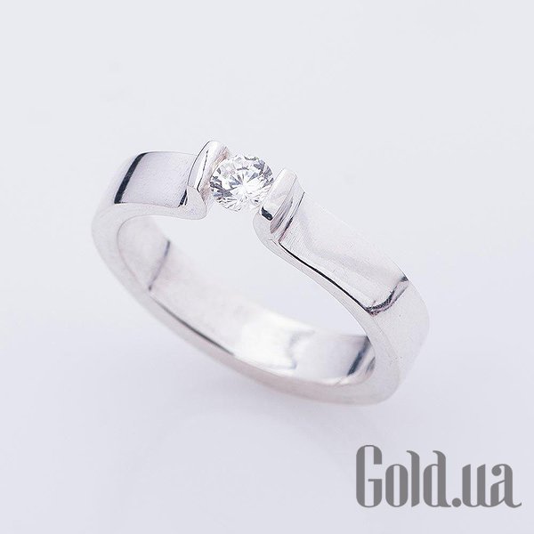 

Кольцо Украина, Серебряное кольцо с куб. цирконием, 18