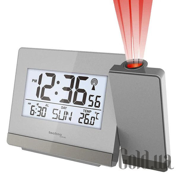 

Проекционные часы Technoline, Проекционные часы WT538 Silver/Anthracite