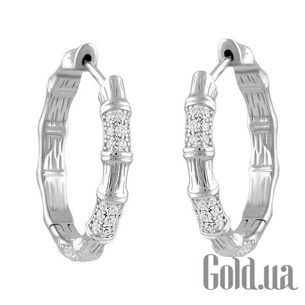 

Серьги Fresh Jewelry, Серебряные серьги с куб. циркониями