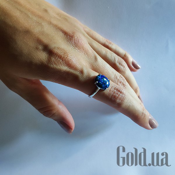 Каблучка Fresh Jewelry Жіноча срібна каблучка з опалом, 18.5