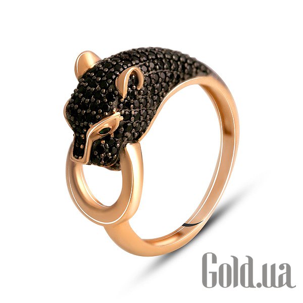 

Кольцо Fresh Jewelry, Женское золотое кольцо с куб. циркониями, 17.5