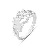 Серебряное кольцо с куб. циркониями (2149255), фотографии