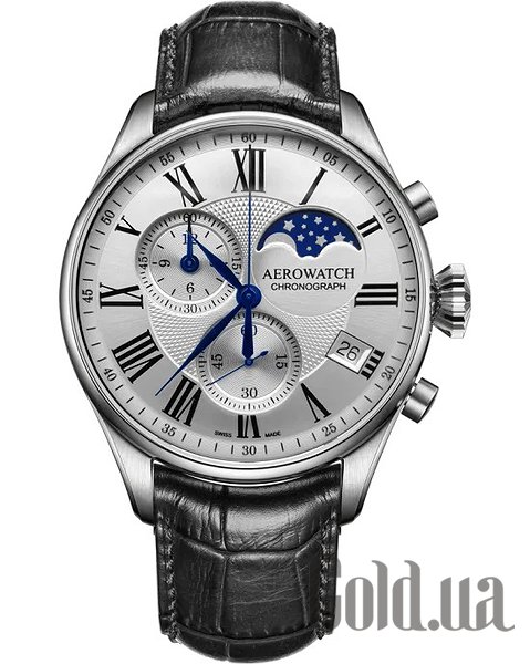 

Швейцарские часы Aerowatch, Мужские часы Les Grandes Classiques Chronograph Moon-Phases 78990AA03