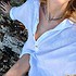 Серебряное колье с культив. жемчугом и малахитами - фото 4