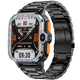 UWatch Смарт часы Smart Nova Sim Steel Black 3790