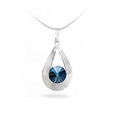 Кулон з ланцюжком з кристалом Swarovski, 830241