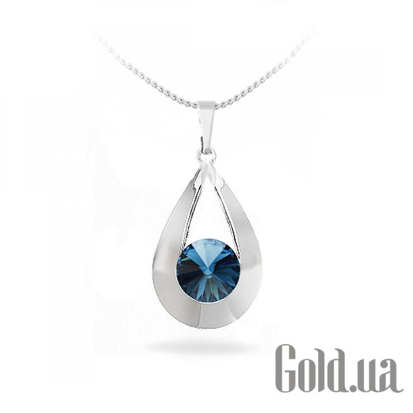 

Женские колье и кулоны Kobi, Стальной, Кулон с цепочкой с кристаллом Swarovski