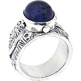 Silver Wings Женское серебряное кольцо с сапфиром, 1617442