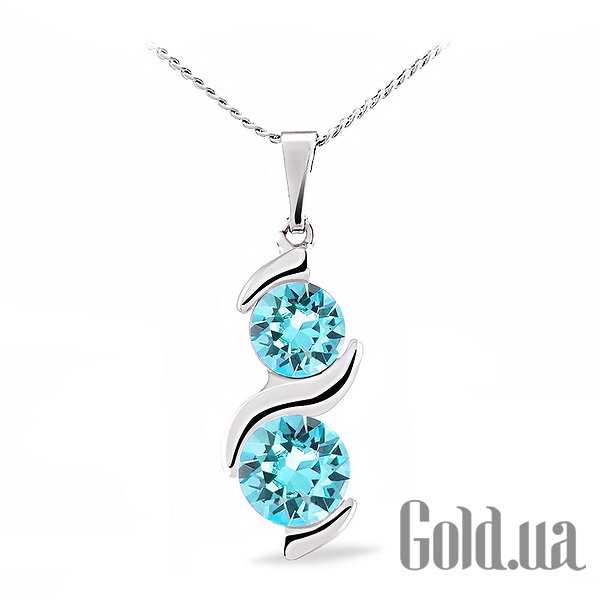

Женские колье и кулоны Kobi, Стальной, Кулон с цепочкой с кристаллами Swarovski