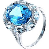 Женское серебряное кольцо с топазами, 1646626