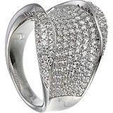 Женское серебряное кольцо с куб. циркониями, 1669922