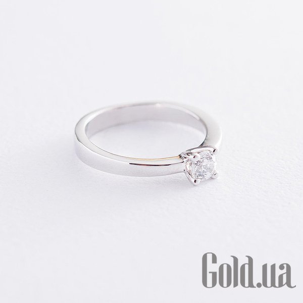 Обручка Україна Золоте каблучка з Swarovski Zirconia, 16.5