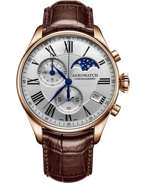 Aerowatch Мужские часы Les Grandes Classiques Chronograph  Moon-Phases 78990RO03