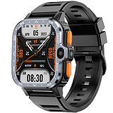 UWatch Смарт часы Smart Nova Sim Rubber Black 3791