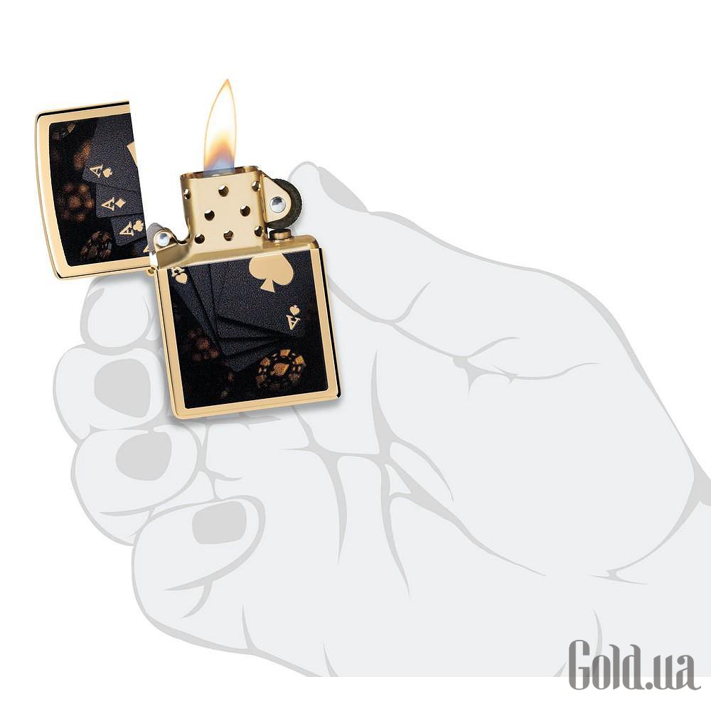 Zippo Зажигалка Lucky Aces Design 47141 47141 – изображение 5