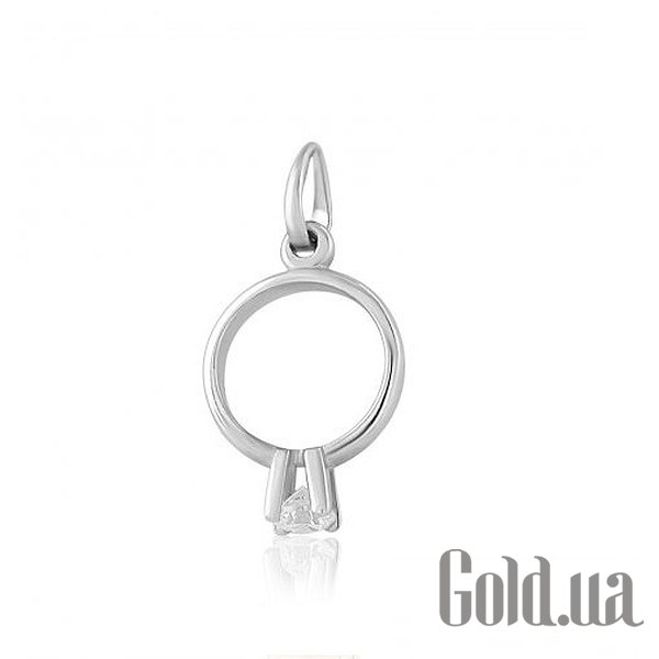 

Женский кулон Украина, Золотой кулон с цирконием Swarovski Zirconia