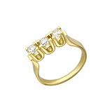 Женское золотое кольцо с бриллиантами, 1616163