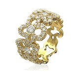 Женское золотое кольцо с бриллиантами, 1625891