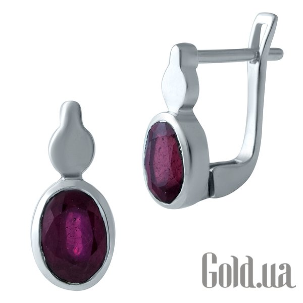 

Серьги Fresh Jewelry, Серебряные серьги с рубинами
