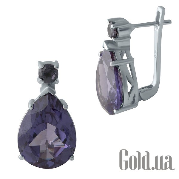 

Серьги Fresh Jewelry, Серебряные серьги с александритами