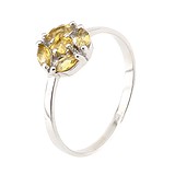 Женское золотое кольцо с цитринами, 1740835