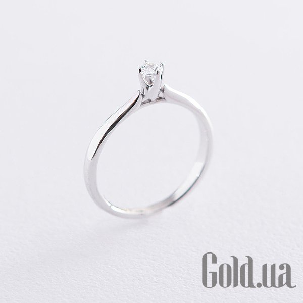 

Кольцо Украина, Золотое кольцо с Swarovski Zirconia, 17