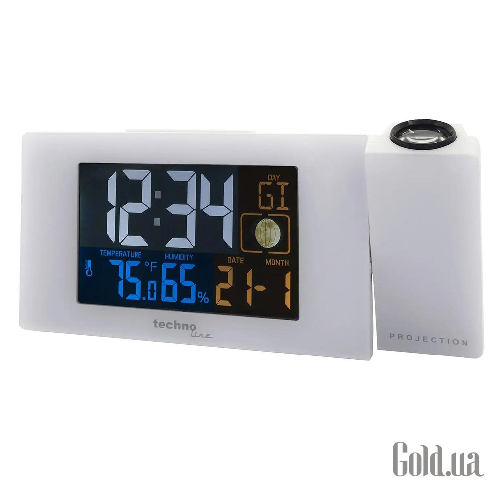 Technoline Проекционные часы WT537 White WT537 White – изображение 2