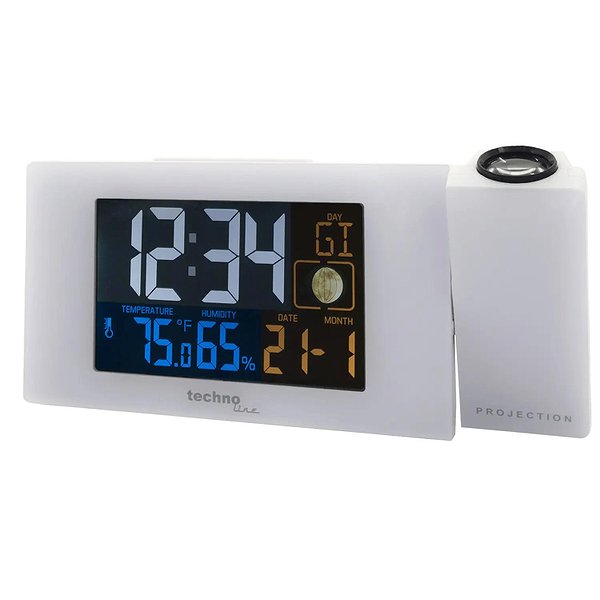 Technoline Проекционные часы WT537 White WT537 White – изображение 2
