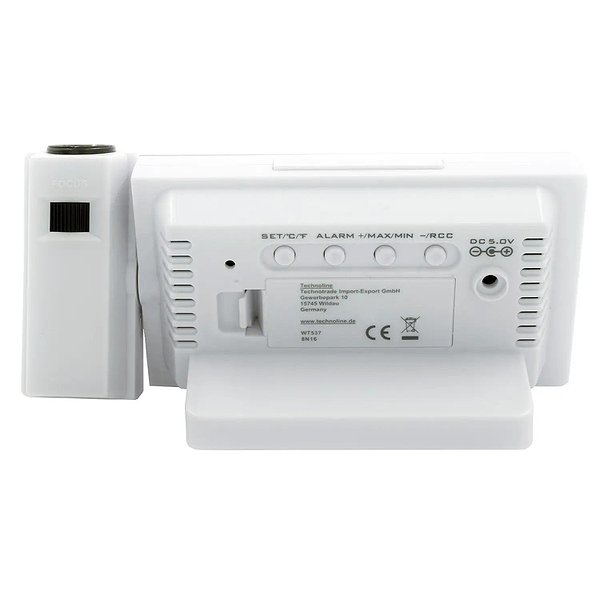 Technoline Проекционные часы WT537 White WT537 White – изображение 4