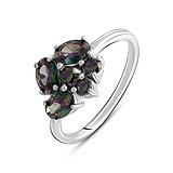 Женское серебряное кольцо с топазами, 1770275