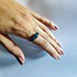 Женское серебряное кольцо с опалами - фото 2