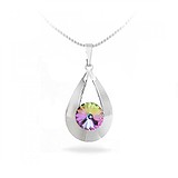 Кулон з ланцюжком з кристалом Swarovski, 830243