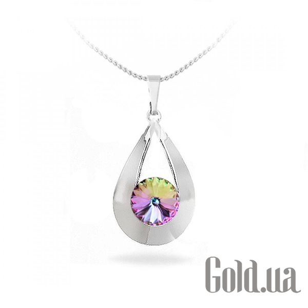 

Женские колье и кулоны Kobi, Стальной, Кулон с цепочкой с кристаллом Swarovski