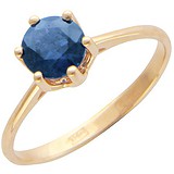 Женское золотое кольцо с сапфиром, 1604900