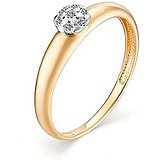 Золотое кольцо с бриллиантами, 1622820